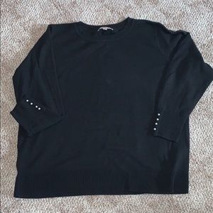 Pearlized Cuff Sweater